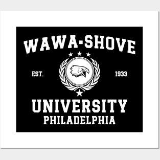 Retro Vintage Eagles Wawa-Shove University, Philadelphia Posters and Art